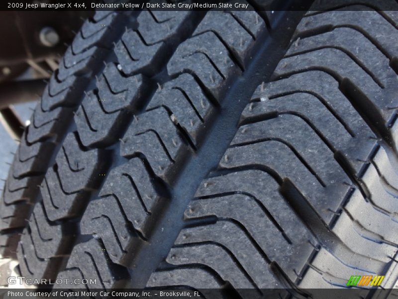Detonator Yellow / Dark Slate Gray/Medium Slate Gray 2009 Jeep Wrangler X 4x4