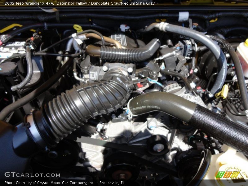 Detonator Yellow / Dark Slate Gray/Medium Slate Gray 2009 Jeep Wrangler X 4x4