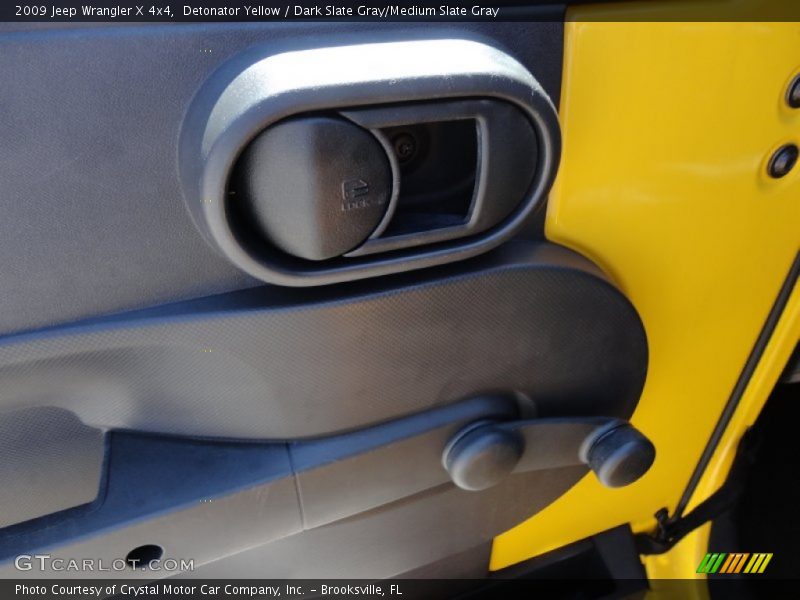 Detonator Yellow / Dark Slate Gray/Medium Slate Gray 2009 Jeep Wrangler X 4x4