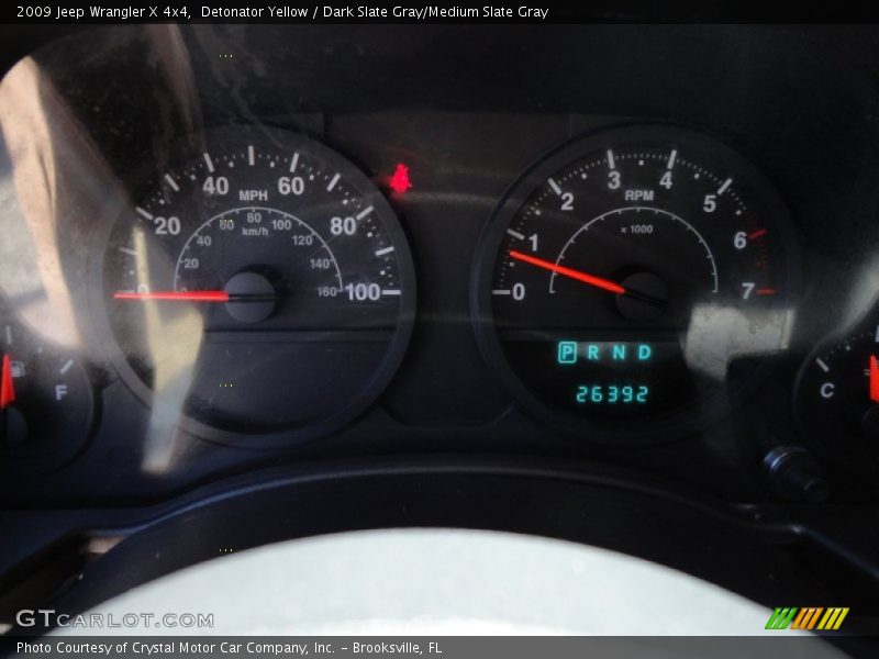 Detonator Yellow / Dark Slate Gray/Medium Slate Gray 2009 Jeep Wrangler X 4x4