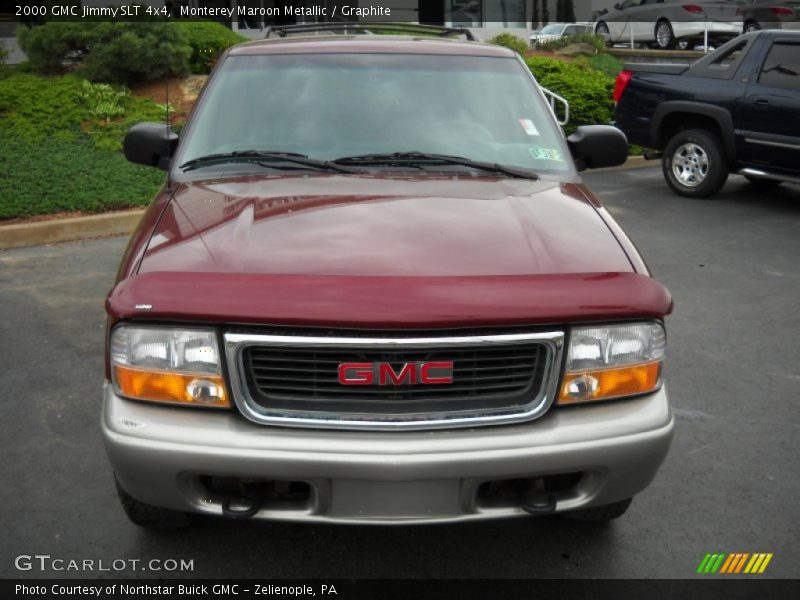 Monterey Maroon Metallic / Graphite 2000 GMC Jimmy SLT 4x4