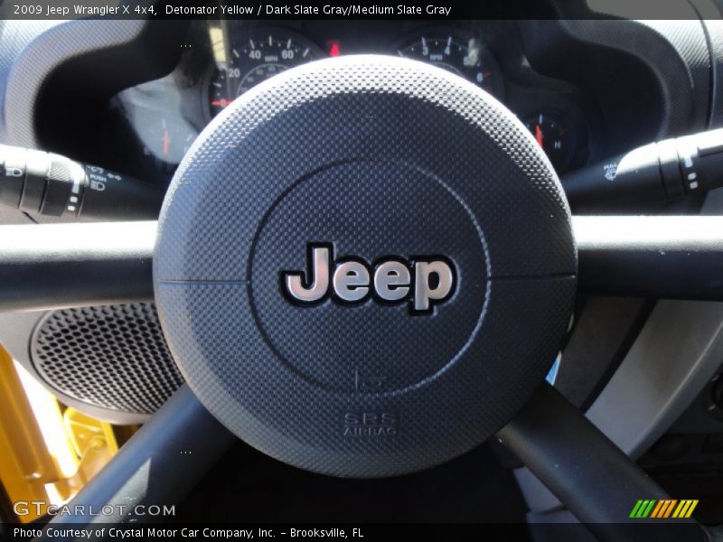 Detonator Yellow / Dark Slate Gray/Medium Slate Gray 2009 Jeep Wrangler X 4x4