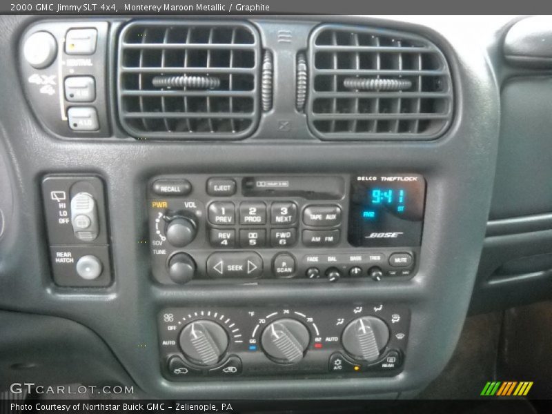 Monterey Maroon Metallic / Graphite 2000 GMC Jimmy SLT 4x4