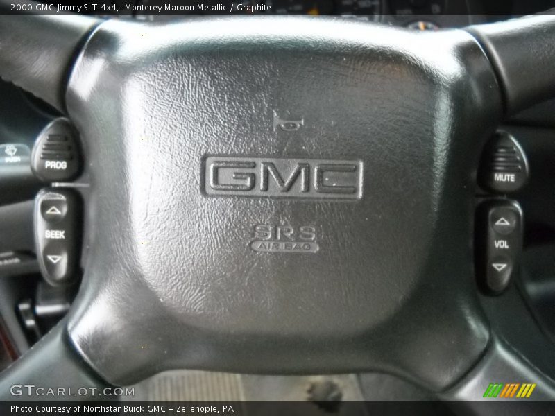 Monterey Maroon Metallic / Graphite 2000 GMC Jimmy SLT 4x4