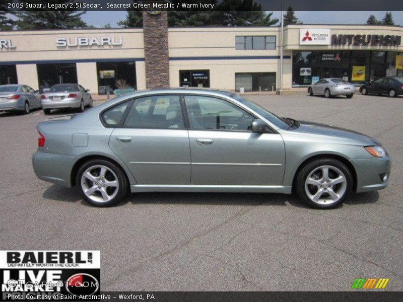 Seacrest Green Metallic / Warm Ivory 2009 Subaru Legacy 2.5i Sedan