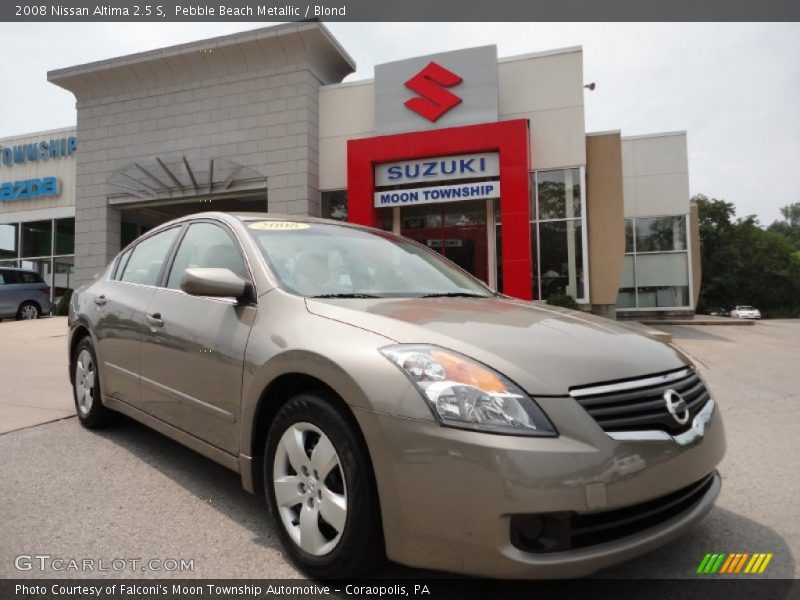 Pebble Beach Metallic / Blond 2008 Nissan Altima 2.5 S