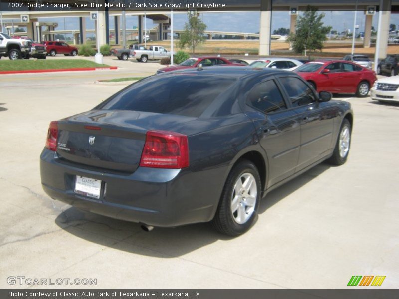 Steel Blue Metallic / Dark Slate Gray/Light Graystone 2007 Dodge Charger