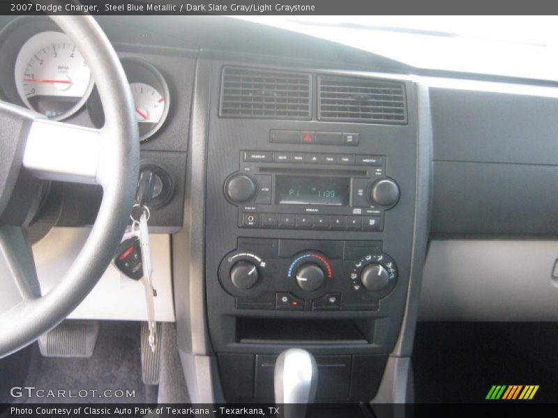 Steel Blue Metallic / Dark Slate Gray/Light Graystone 2007 Dodge Charger