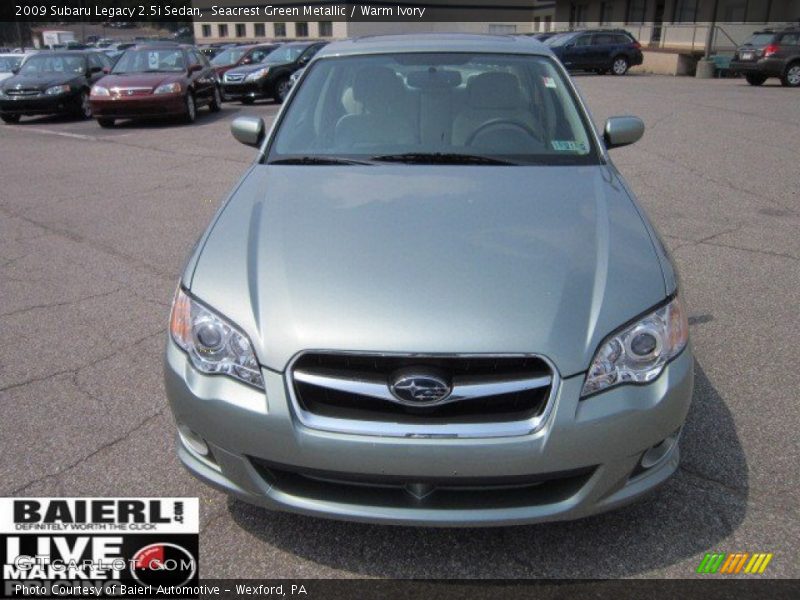 Seacrest Green Metallic / Warm Ivory 2009 Subaru Legacy 2.5i Sedan