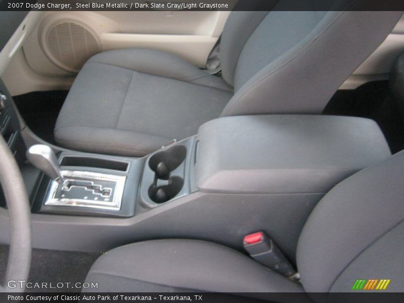 Steel Blue Metallic / Dark Slate Gray/Light Graystone 2007 Dodge Charger