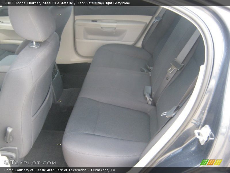 Steel Blue Metallic / Dark Slate Gray/Light Graystone 2007 Dodge Charger