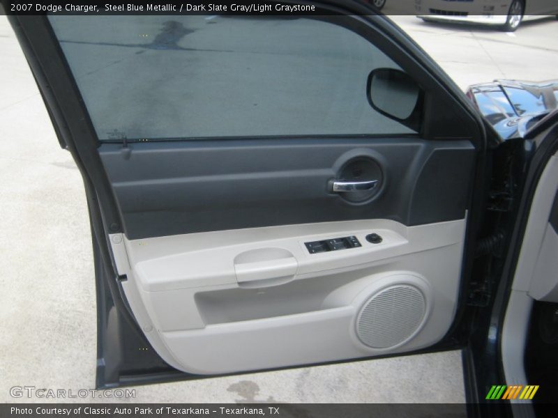 Steel Blue Metallic / Dark Slate Gray/Light Graystone 2007 Dodge Charger