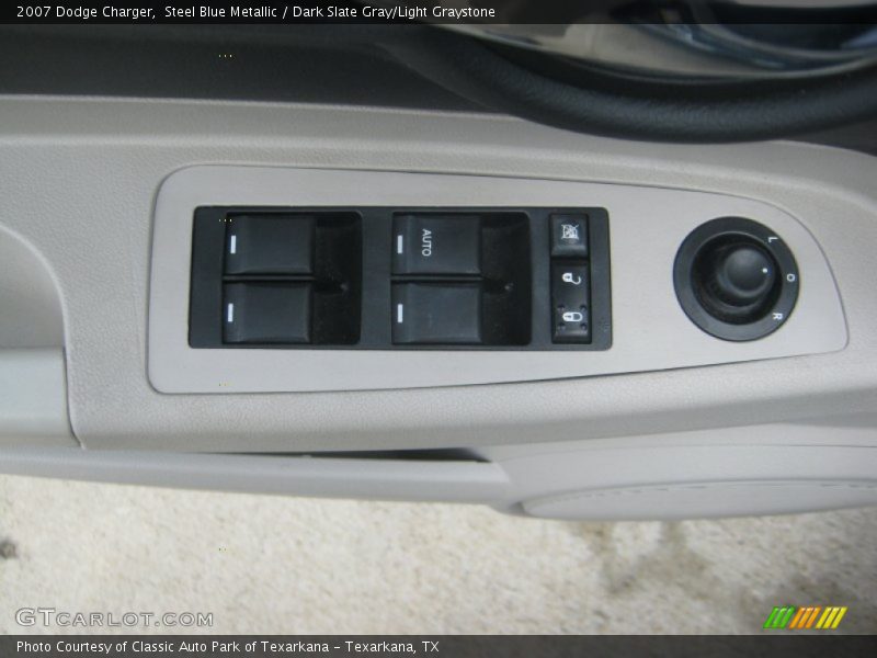 Steel Blue Metallic / Dark Slate Gray/Light Graystone 2007 Dodge Charger