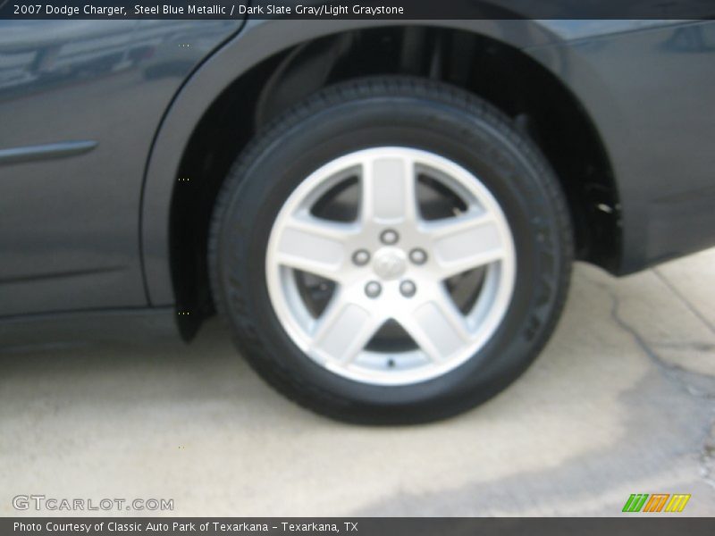 Steel Blue Metallic / Dark Slate Gray/Light Graystone 2007 Dodge Charger