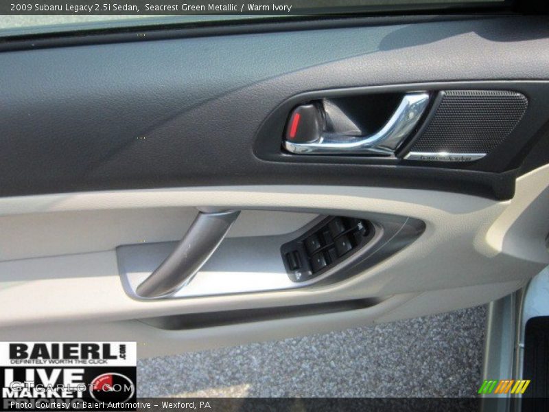 Seacrest Green Metallic / Warm Ivory 2009 Subaru Legacy 2.5i Sedan