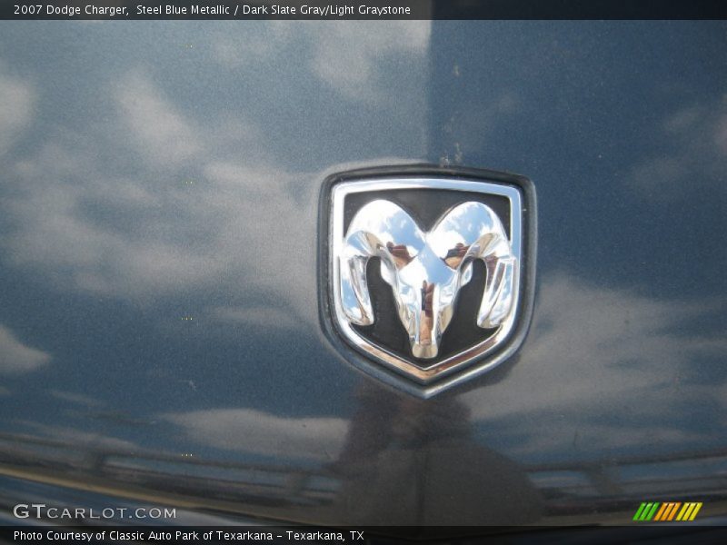 Steel Blue Metallic / Dark Slate Gray/Light Graystone 2007 Dodge Charger