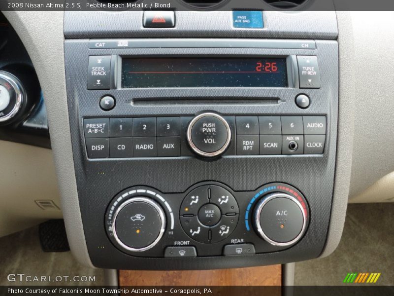 Pebble Beach Metallic / Blond 2008 Nissan Altima 2.5 S
