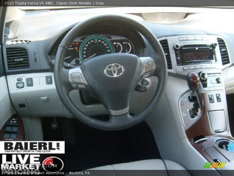 Classic Silver Metallic / Gray 2010 Toyota Venza V6 AWD