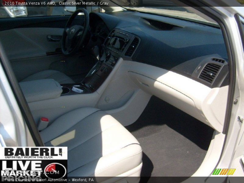 Classic Silver Metallic / Gray 2010 Toyota Venza V6 AWD