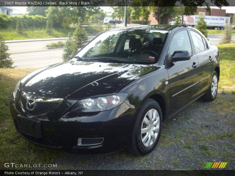 Black Mica / Black 2007 Mazda MAZDA3 i Sedan