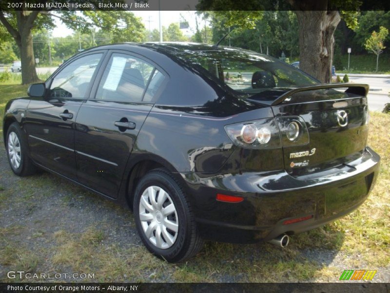 Black Mica / Black 2007 Mazda MAZDA3 i Sedan