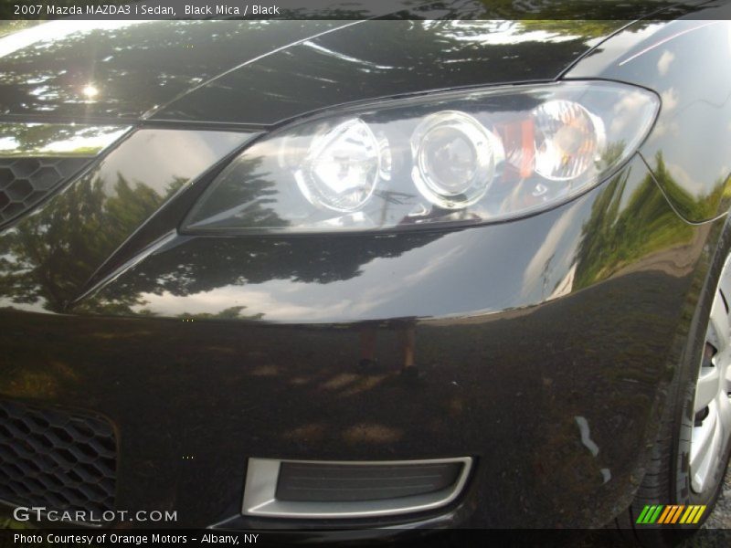Black Mica / Black 2007 Mazda MAZDA3 i Sedan