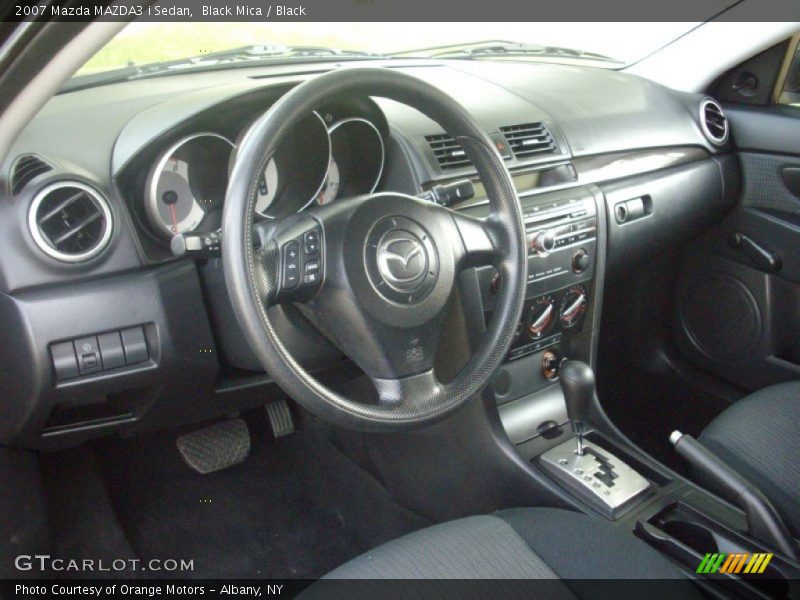 Black Mica / Black 2007 Mazda MAZDA3 i Sedan