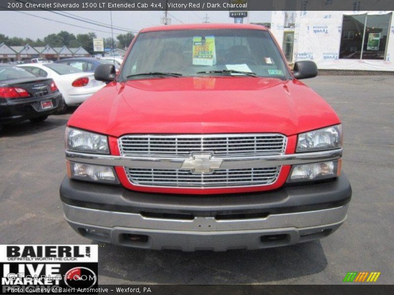 Victory Red / Dark Charcoal 2003 Chevrolet Silverado 1500 LT Extended Cab 4x4