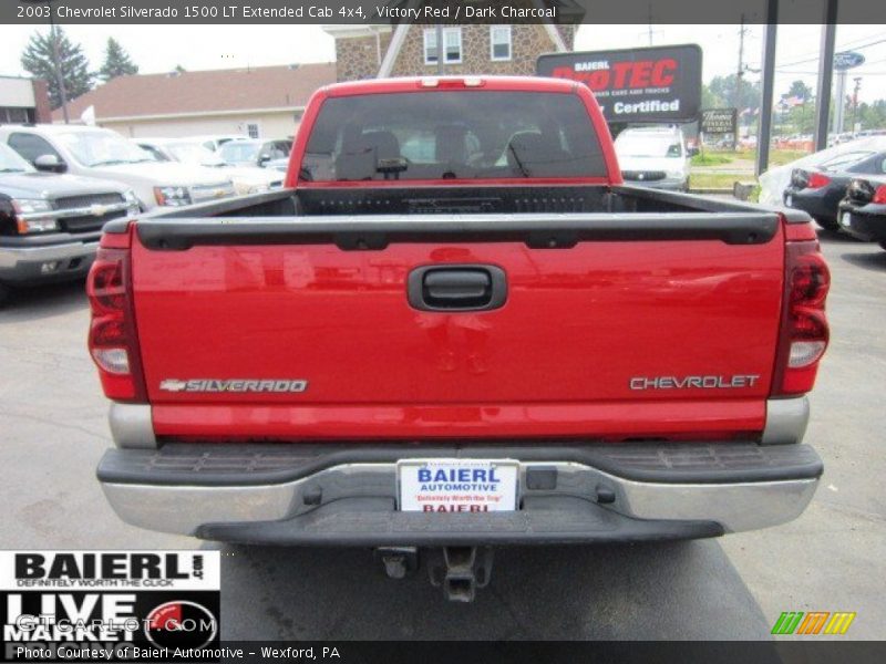 Victory Red / Dark Charcoal 2003 Chevrolet Silverado 1500 LT Extended Cab 4x4