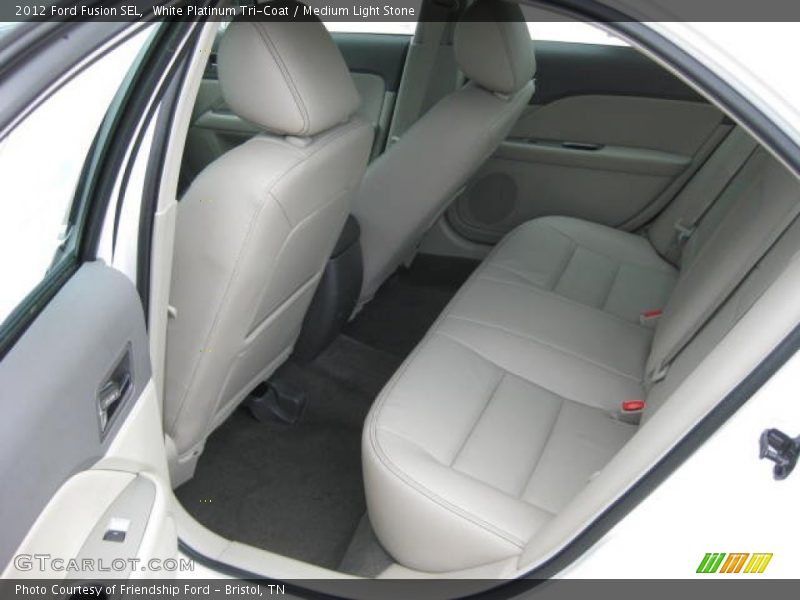  2012 Fusion SEL Medium Light Stone Interior