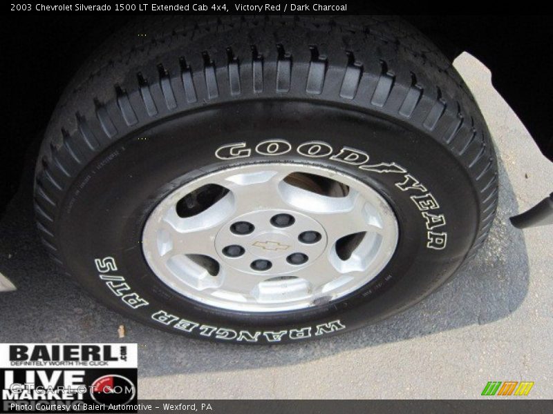 Victory Red / Dark Charcoal 2003 Chevrolet Silverado 1500 LT Extended Cab 4x4