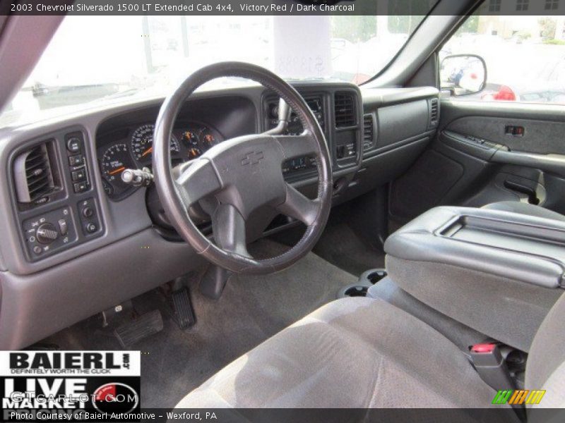 Victory Red / Dark Charcoal 2003 Chevrolet Silverado 1500 LT Extended Cab 4x4