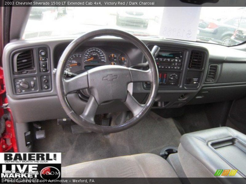 Victory Red / Dark Charcoal 2003 Chevrolet Silverado 1500 LT Extended Cab 4x4