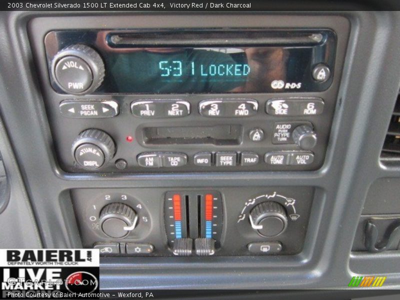 Victory Red / Dark Charcoal 2003 Chevrolet Silverado 1500 LT Extended Cab 4x4
