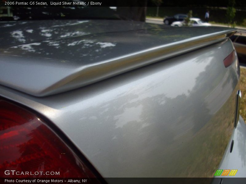 Liquid Silver Metallic / Ebony 2006 Pontiac G6 Sedan