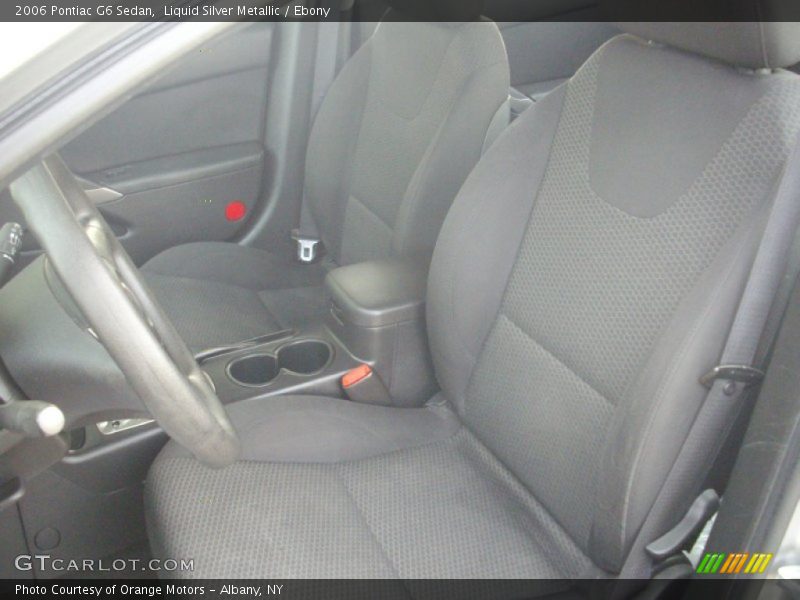 Liquid Silver Metallic / Ebony 2006 Pontiac G6 Sedan