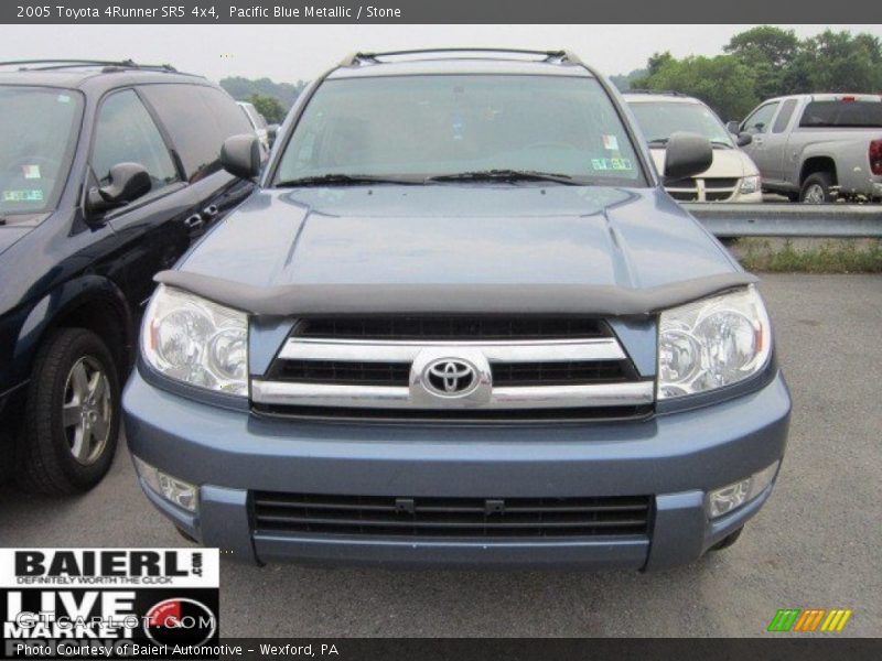 Pacific Blue Metallic / Stone 2005 Toyota 4Runner SR5 4x4