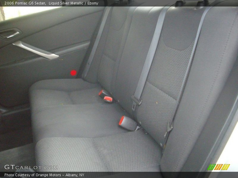 Liquid Silver Metallic / Ebony 2006 Pontiac G6 Sedan