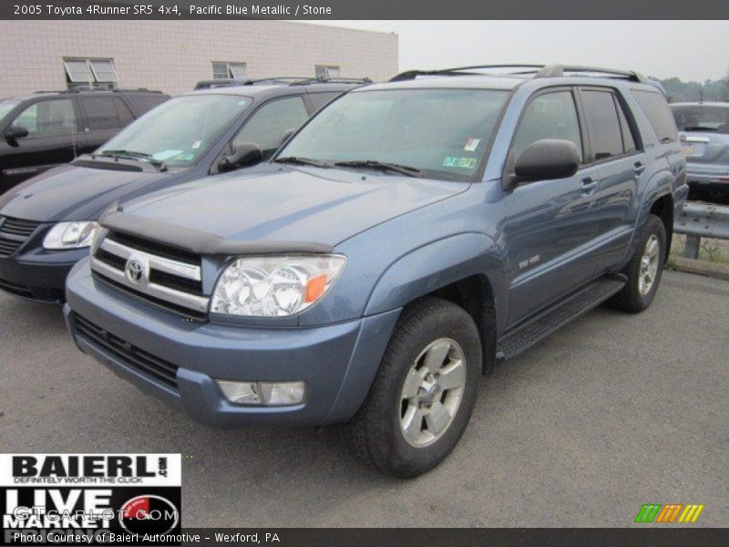 Pacific Blue Metallic / Stone 2005 Toyota 4Runner SR5 4x4