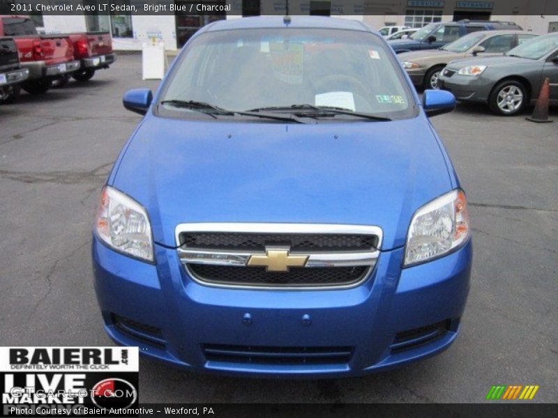 Bright Blue / Charcoal 2011 Chevrolet Aveo LT Sedan
