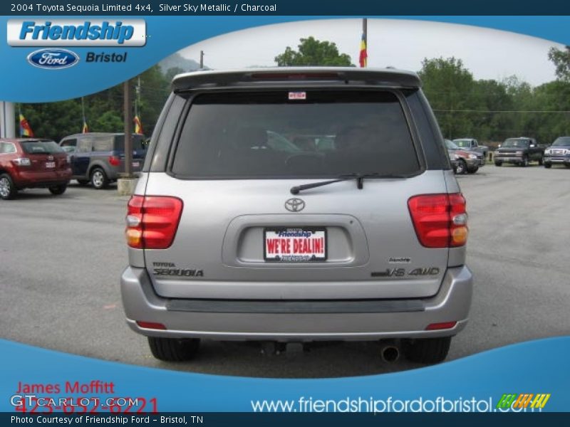 Silver Sky Metallic / Charcoal 2004 Toyota Sequoia Limited 4x4