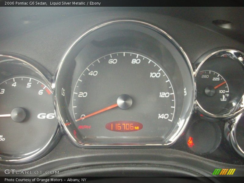 Liquid Silver Metallic / Ebony 2006 Pontiac G6 Sedan