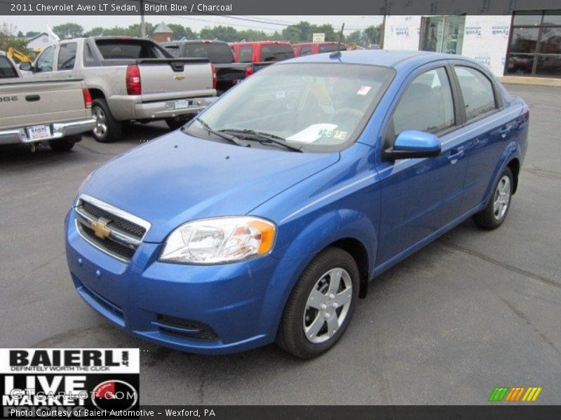 Bright Blue / Charcoal 2011 Chevrolet Aveo LT Sedan