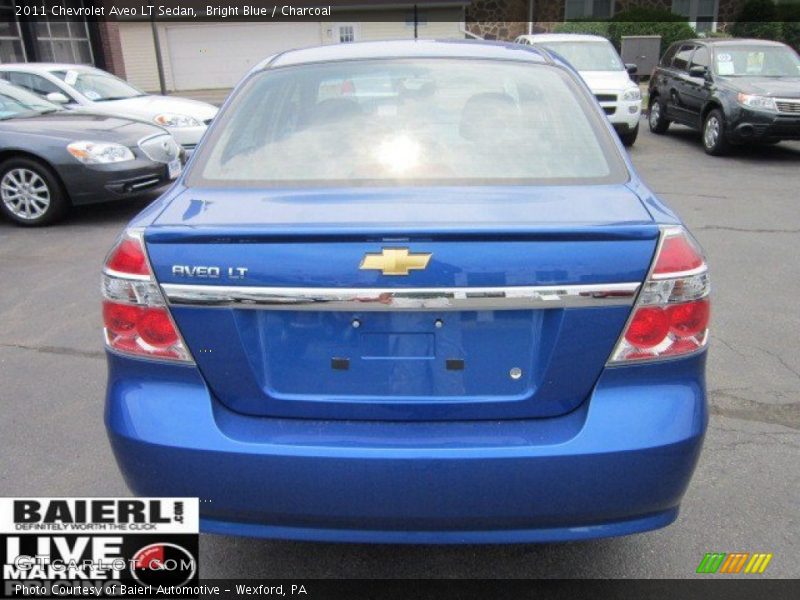 Bright Blue / Charcoal 2011 Chevrolet Aveo LT Sedan