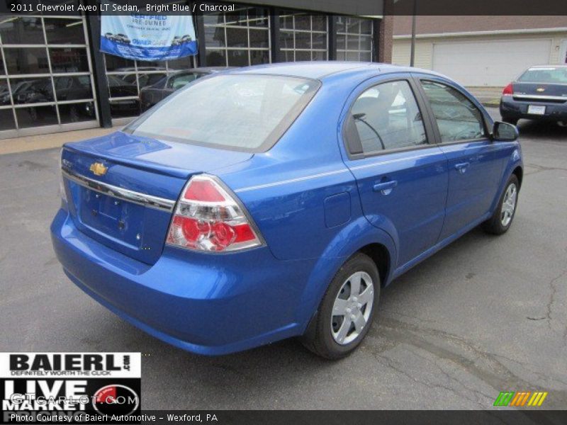 Bright Blue / Charcoal 2011 Chevrolet Aveo LT Sedan