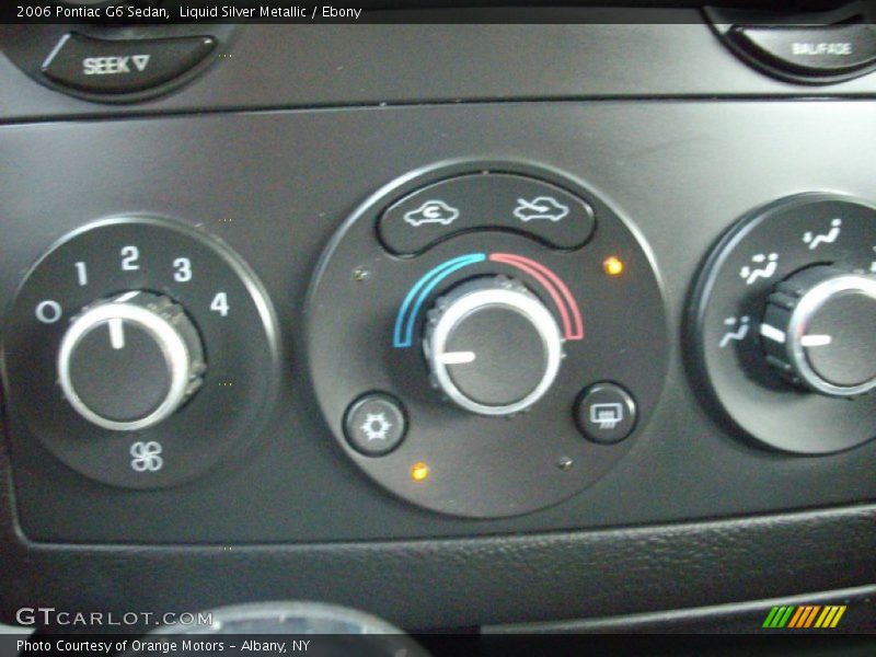 Liquid Silver Metallic / Ebony 2006 Pontiac G6 Sedan