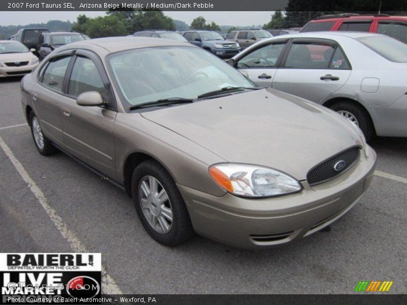 Arizona Beige Metallic / Medium/Dark Pebble 2007 Ford Taurus SEL