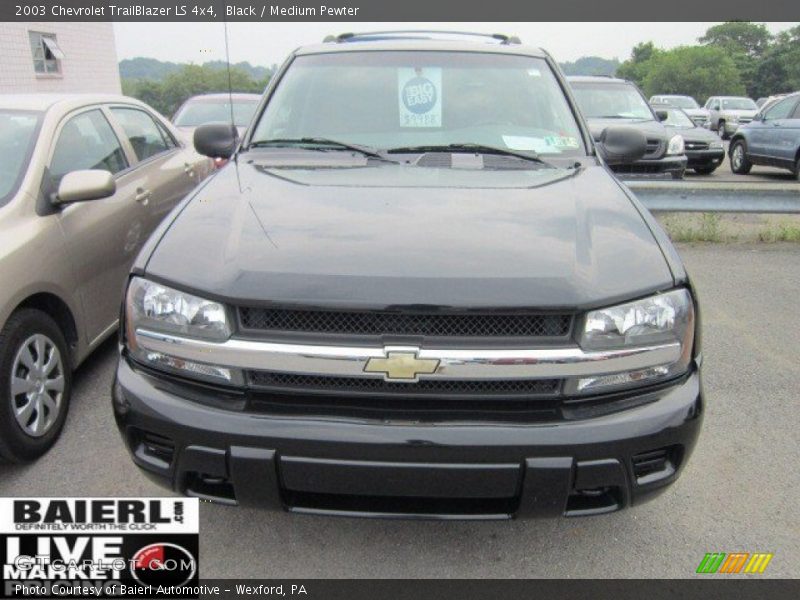 Black / Medium Pewter 2003 Chevrolet TrailBlazer LS 4x4