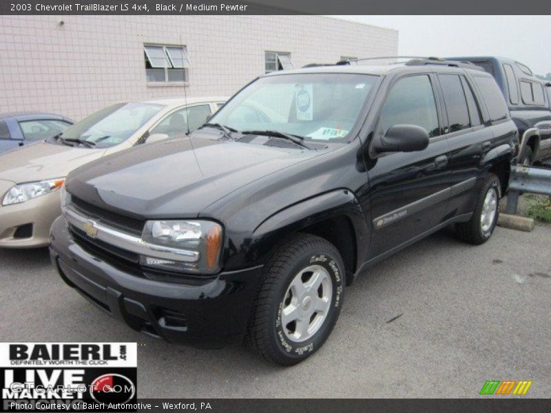 Black / Medium Pewter 2003 Chevrolet TrailBlazer LS 4x4