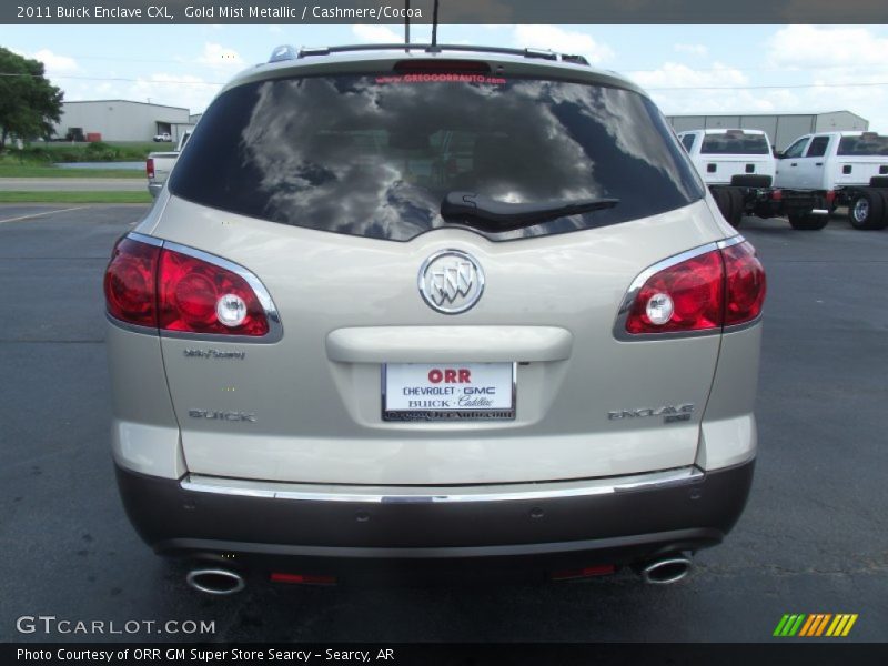 Gold Mist Metallic / Cashmere/Cocoa 2011 Buick Enclave CXL